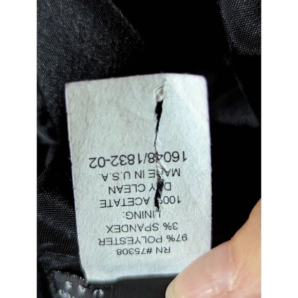 Niki by Niki Lavis Women's Black Satin Sleeveless Mini Dress Size 4 NWT - Picture 5 of 8